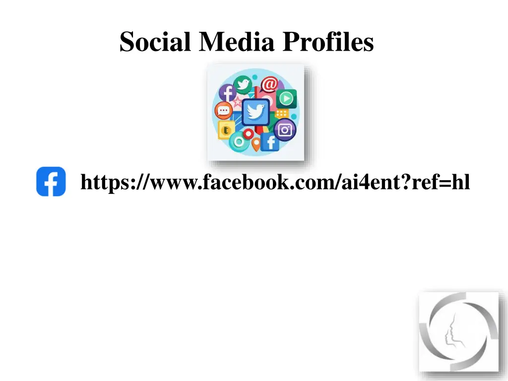 social media profiles