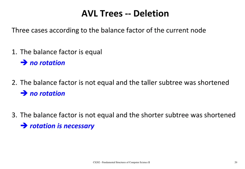 avl trees deletion 2