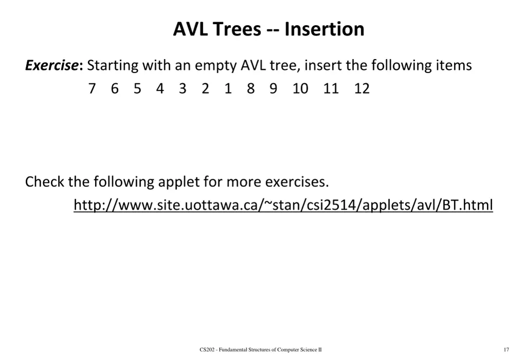 avl trees insertion 1