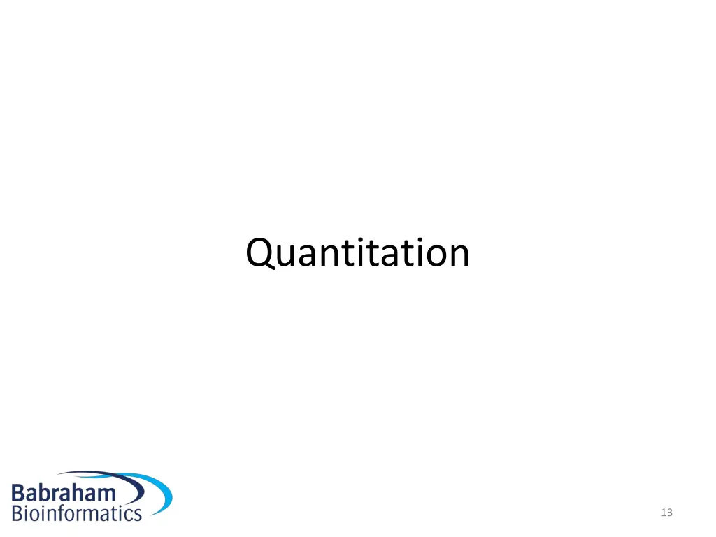 quantitation