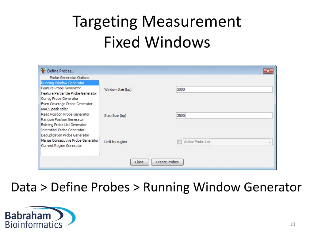 targeting measurement fixed windows