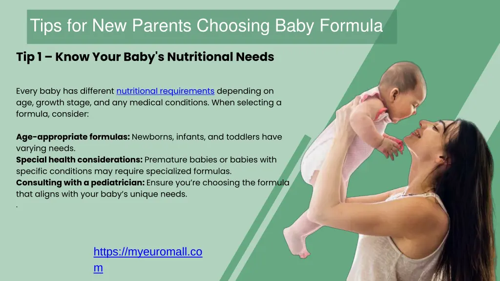 tips for new parents choosing baby formula