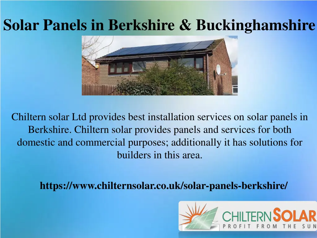 solar panels in berkshire buckinghamshire