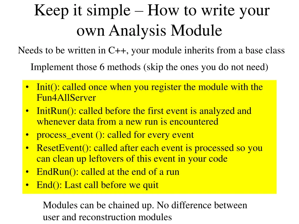 keep it simple how to write your own analysis