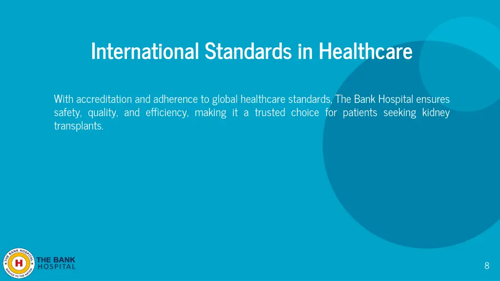 international standards in healthcare