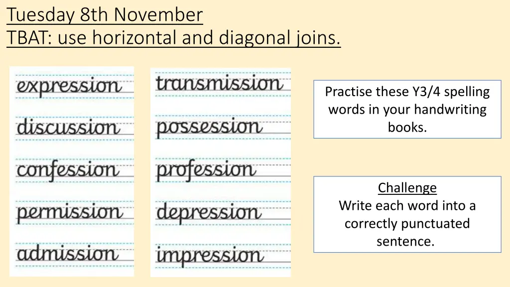 tuesday 8th november tbat use horizontal 1