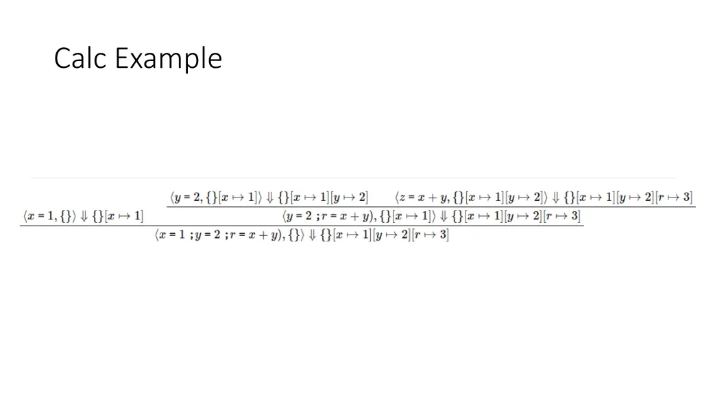 calc example