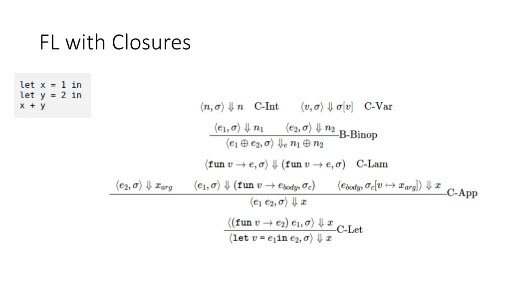 fl with closures