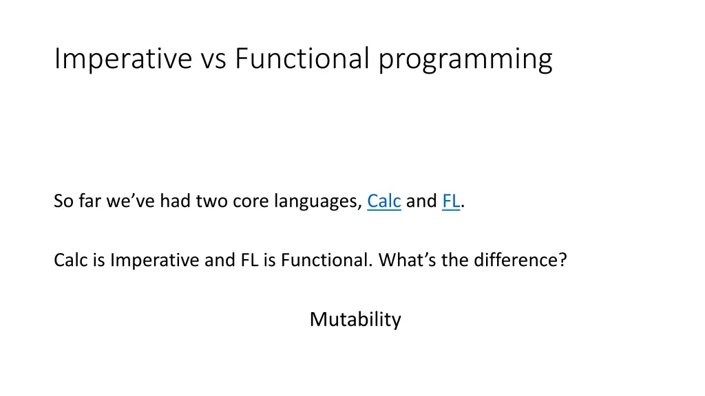 imperative vs functional programming 1