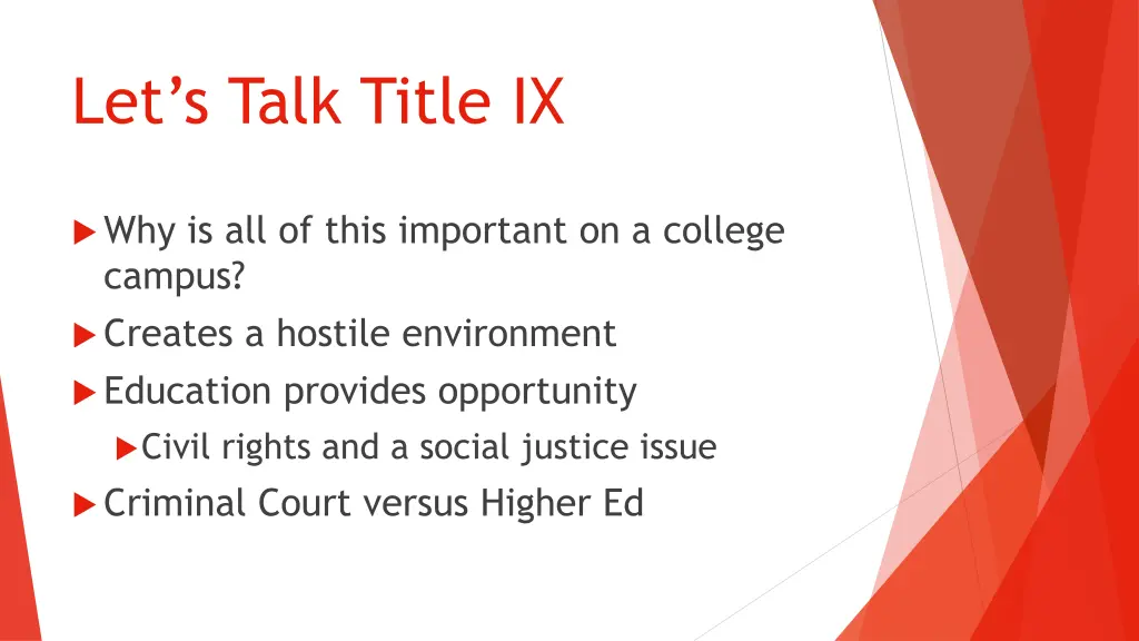 let s talk title ix 2