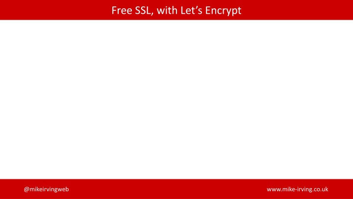 free ssl with let s encrypt