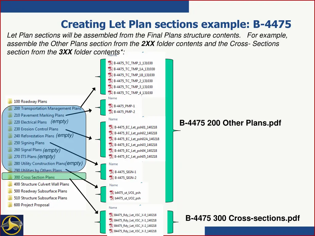 creating let plan sections example b 4475