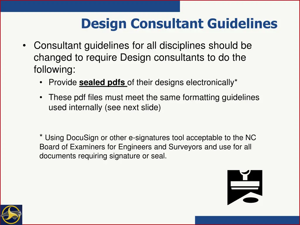 design consultant guidelines