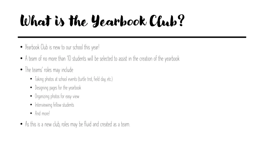 what is the yearbook club