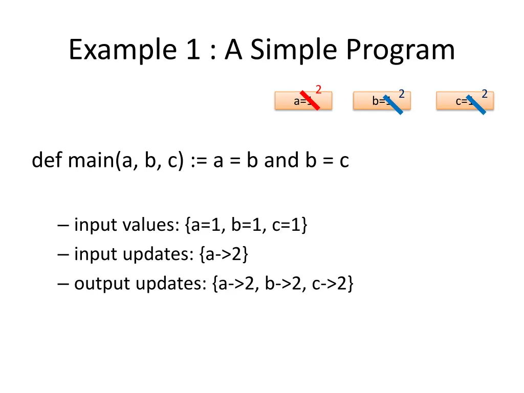 example 1 a simple program