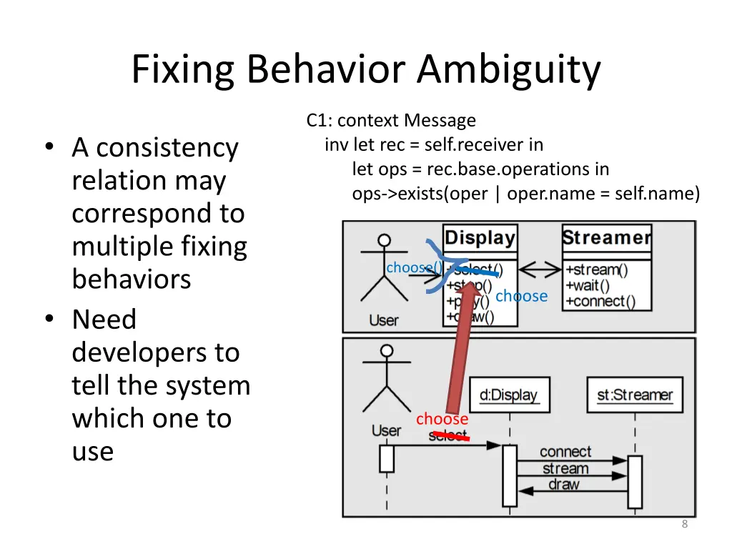 fixing behavior ambiguity