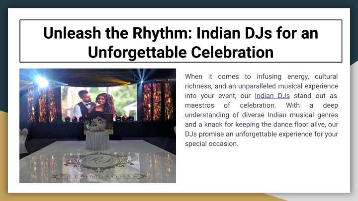 unleash the rhythm indian