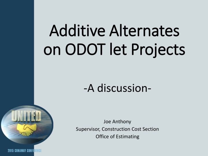 additive alternates additive alternates on odot