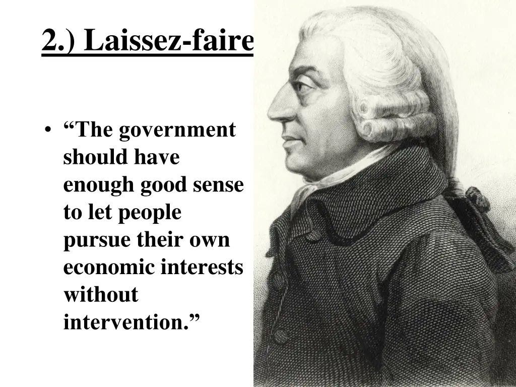 2 laissez faire