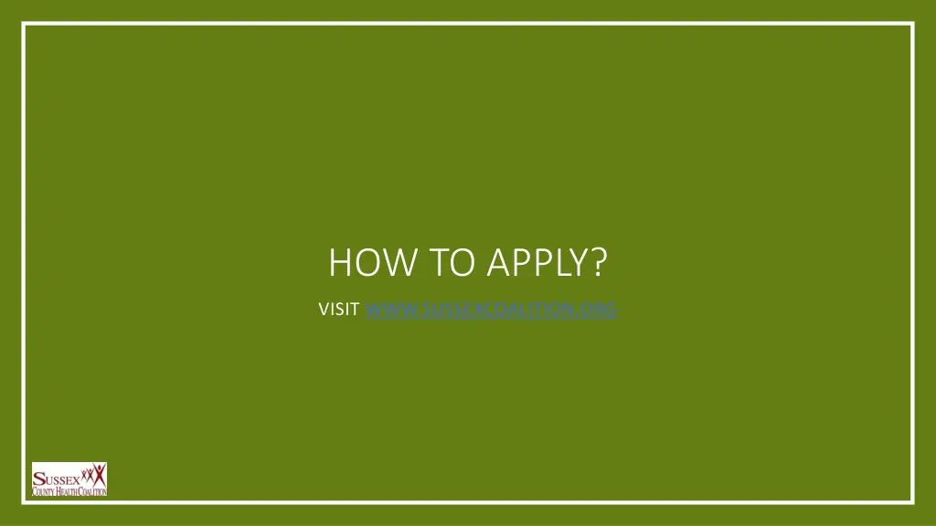 how to apply