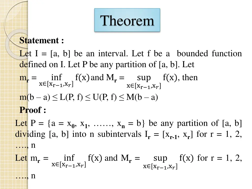 theorem