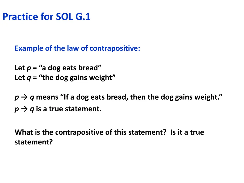 practice for sol g 1 1