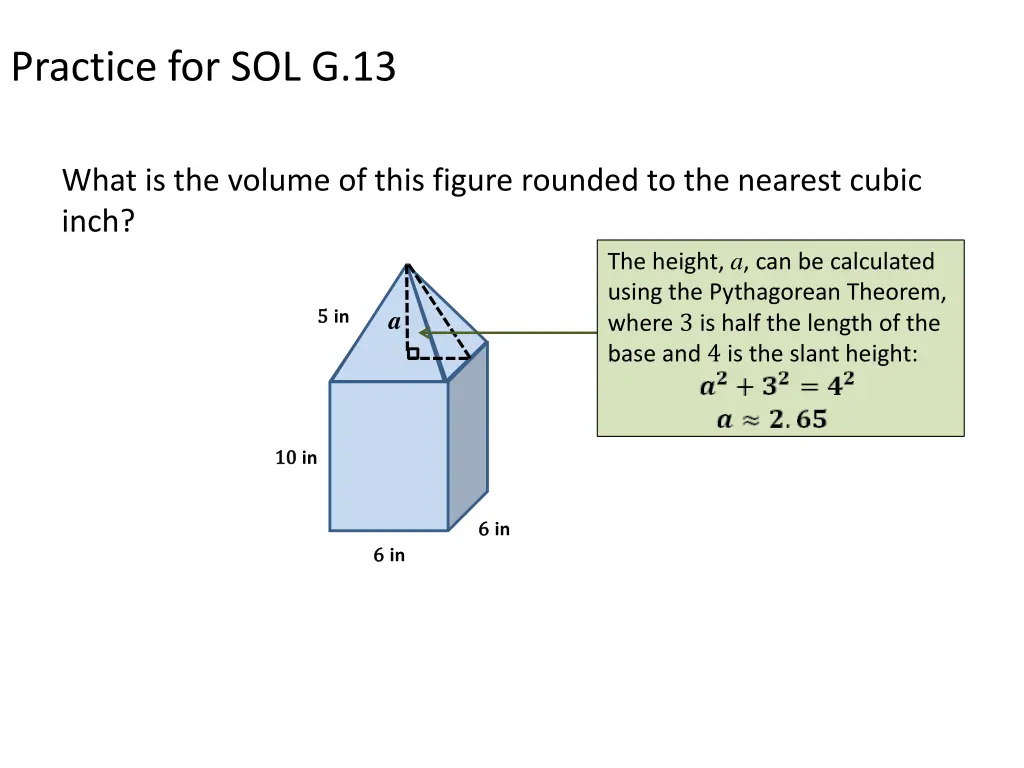 practice for sol g 13 1