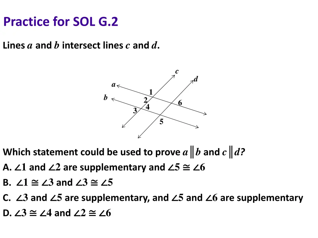 practice for sol g 2