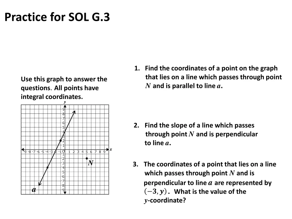 practice for sol g 3 2