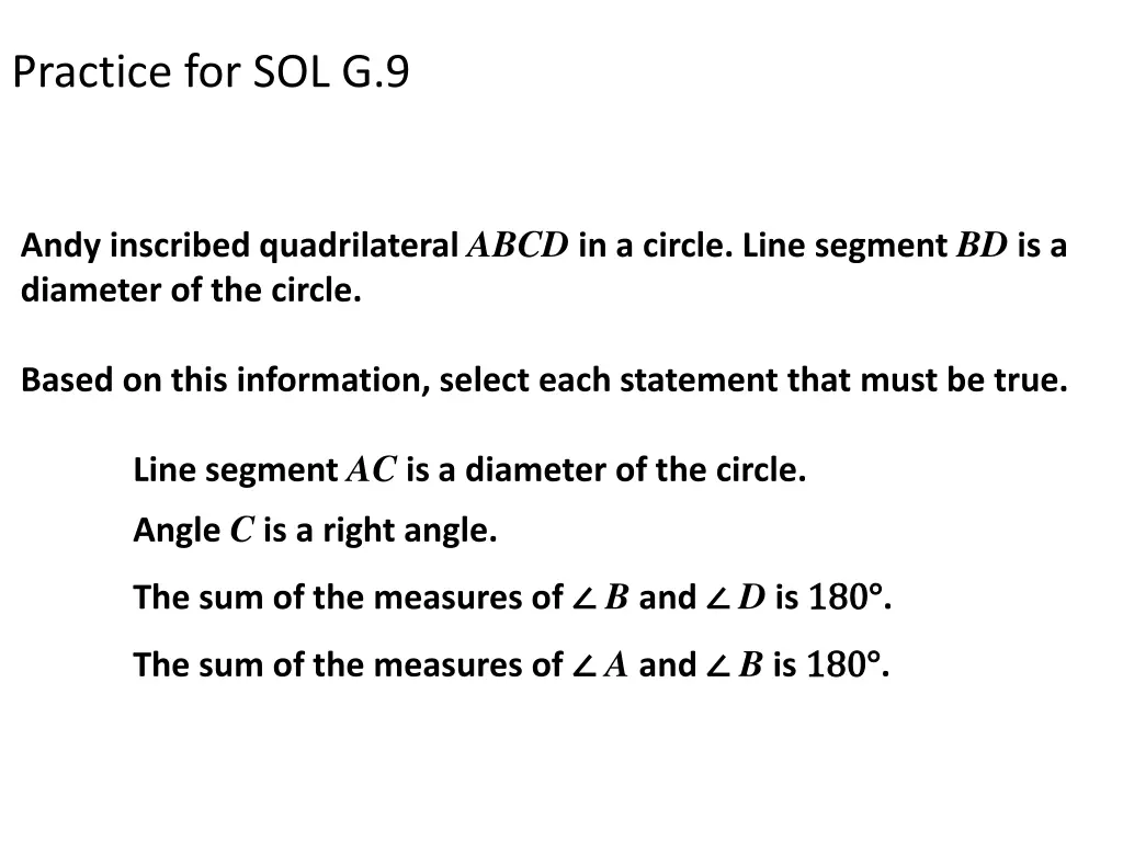 practice for sol g 9 1