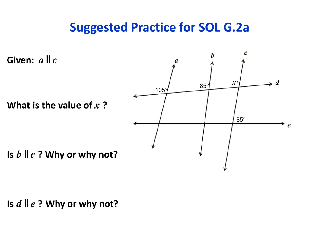 suggested practice for sol g 2a