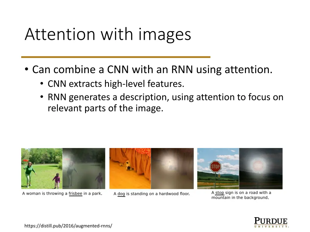 attention with images