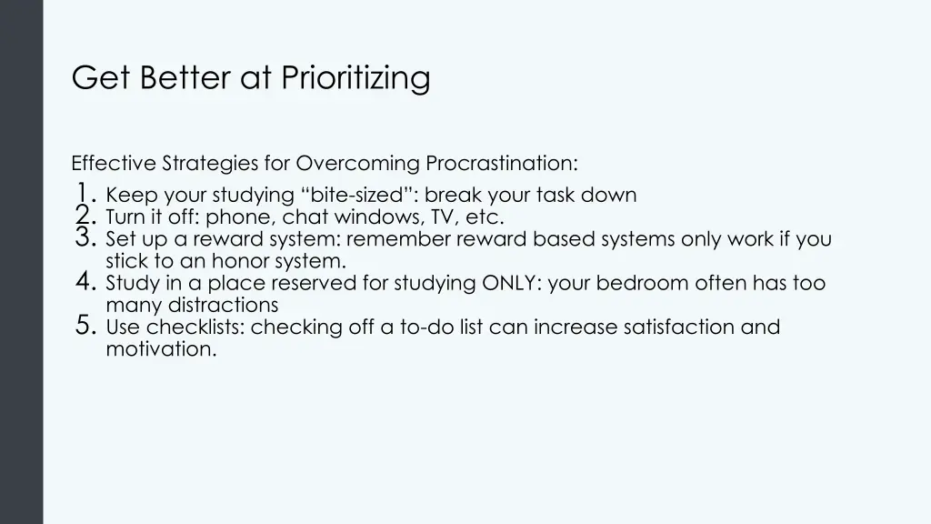 get better at prioritizing