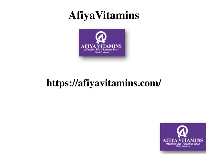 afiyavitamins