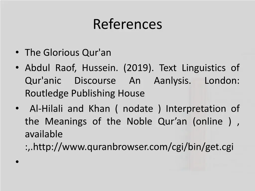 references