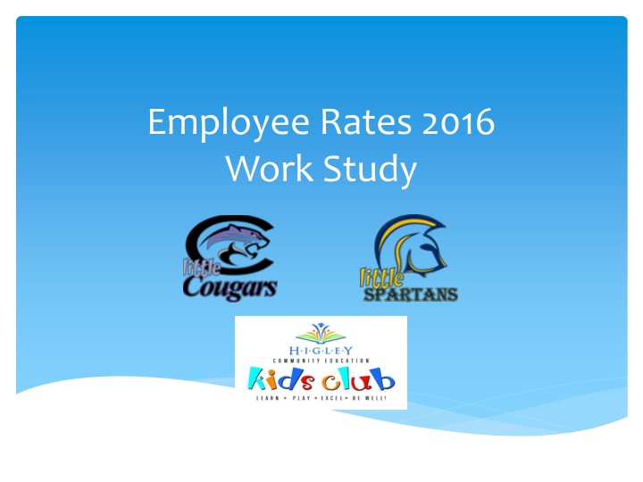 employee rates 2016 work study