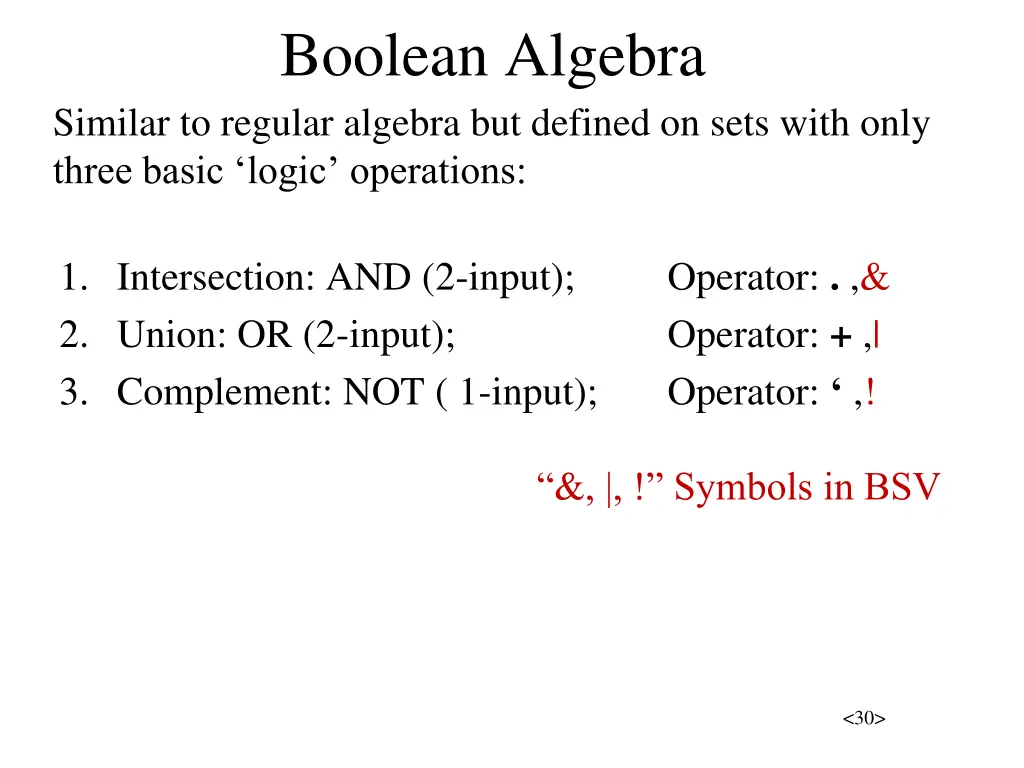 boolean algebra 1