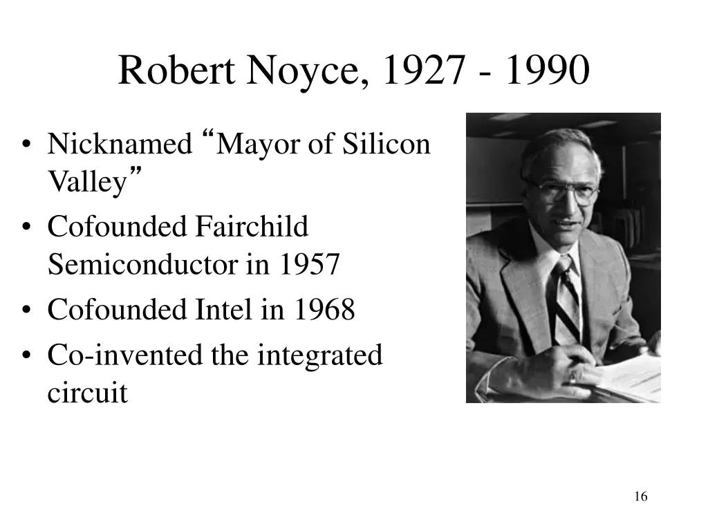 robert noyce 1927 1990