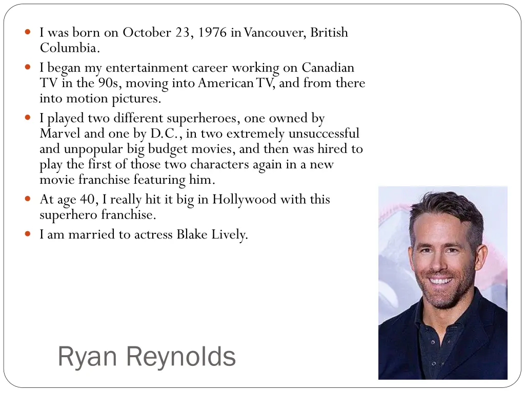 i was born on october 23 1976 in vancouver