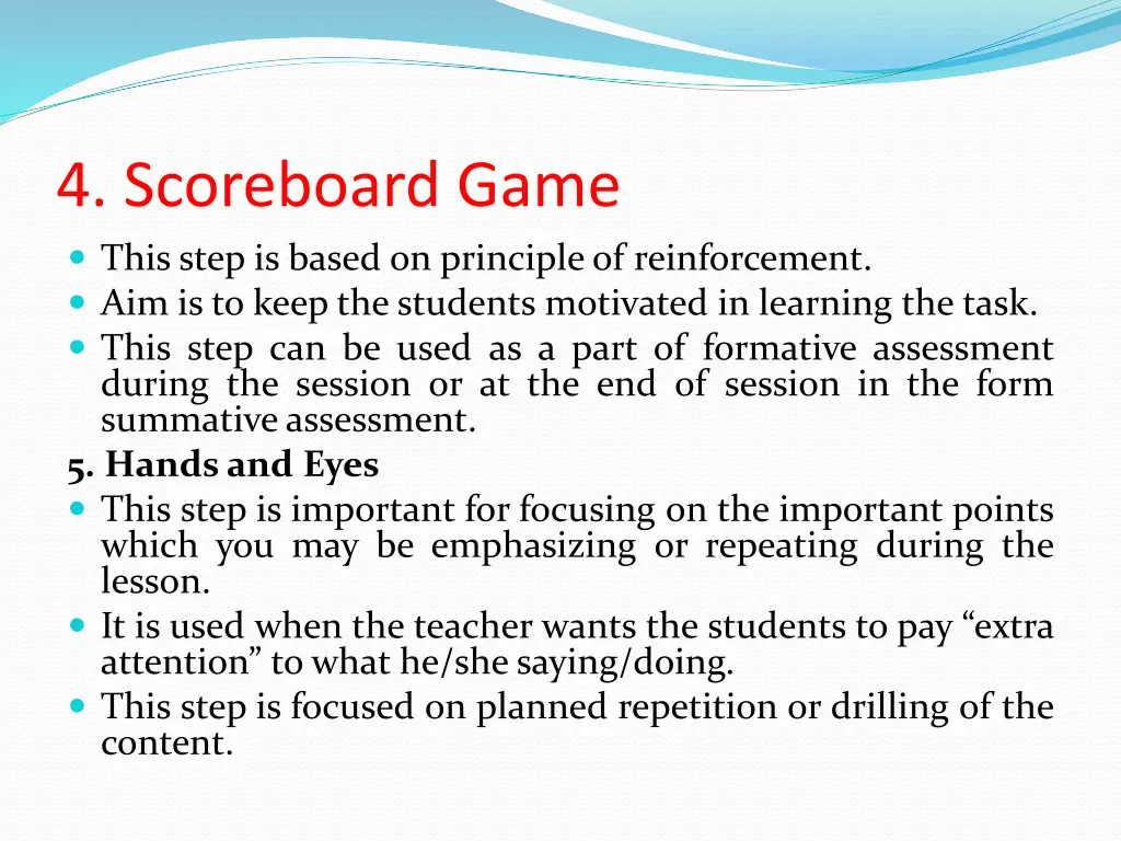 4 scoreboard game this step is based