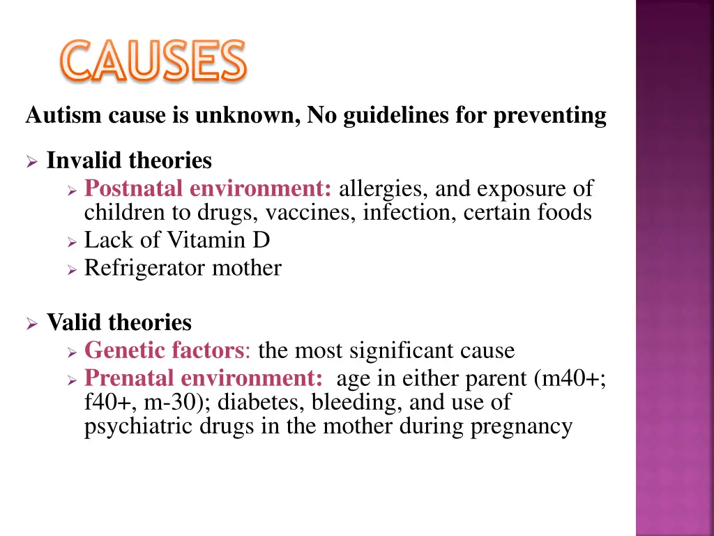 causes