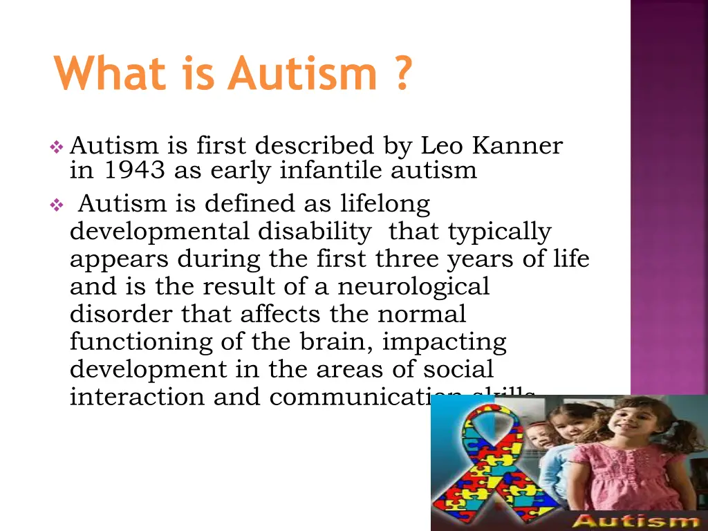 what is autism