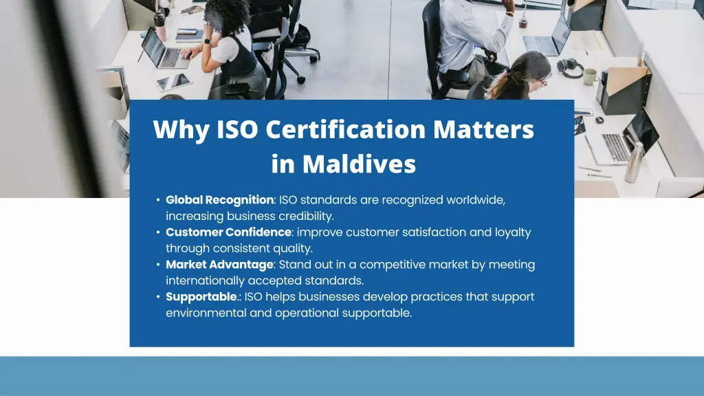 why iso certification matters in maldives