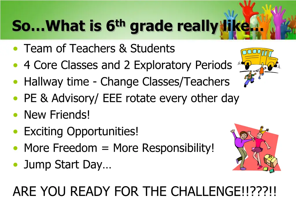 so what is 6 th grade really like