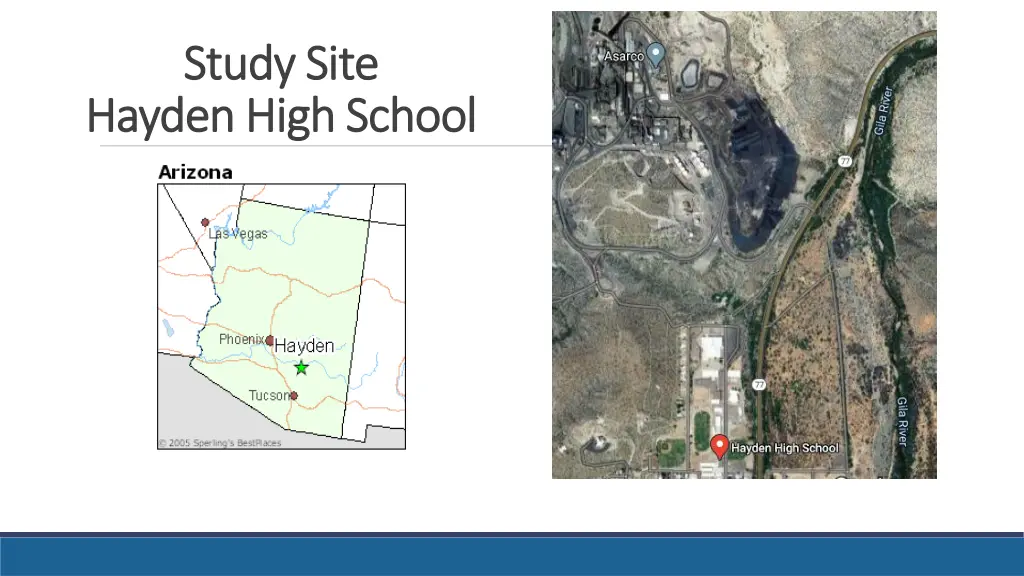 study site study site hayden high school hayden