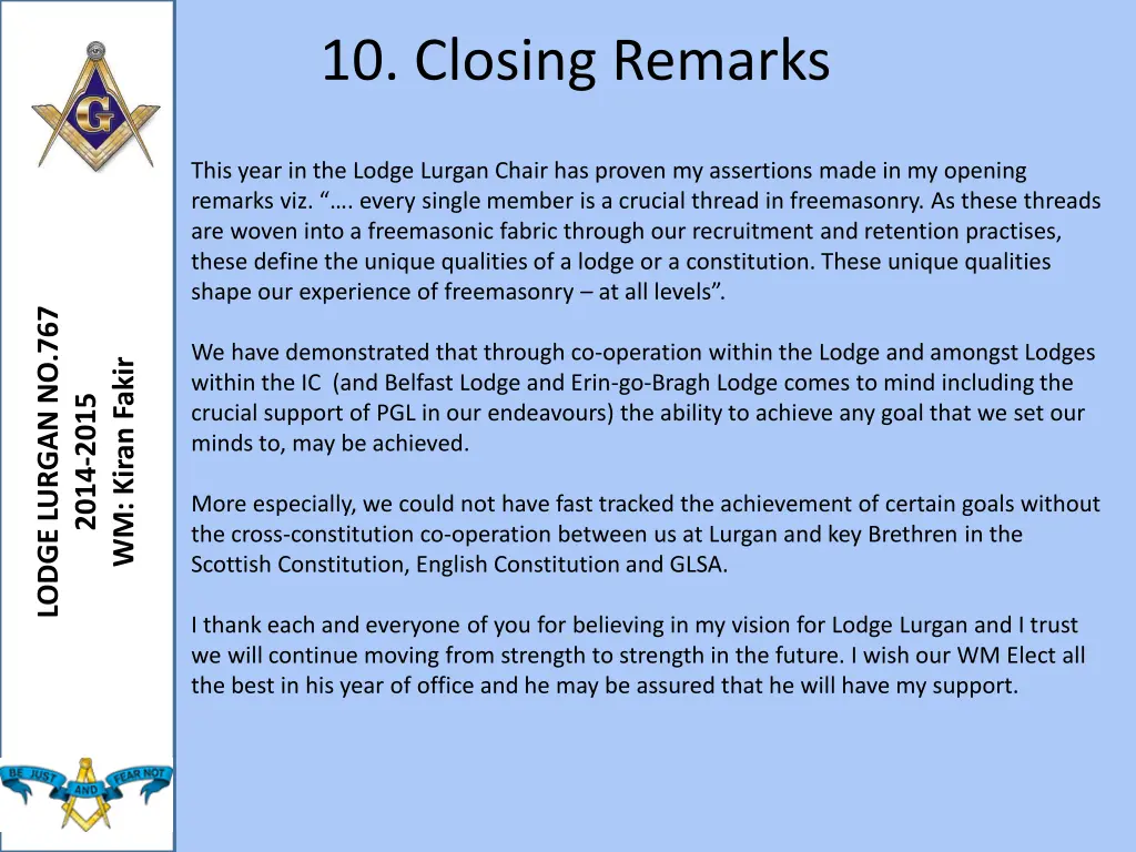 10 closing remarks