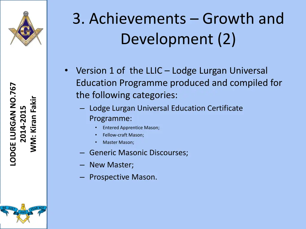 3 achievements growth and development 2