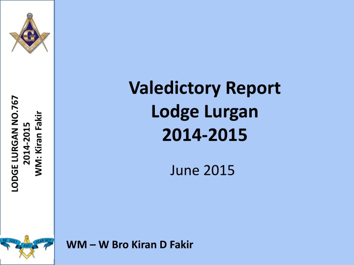 valedictory report lodge lurgan 2014 2015