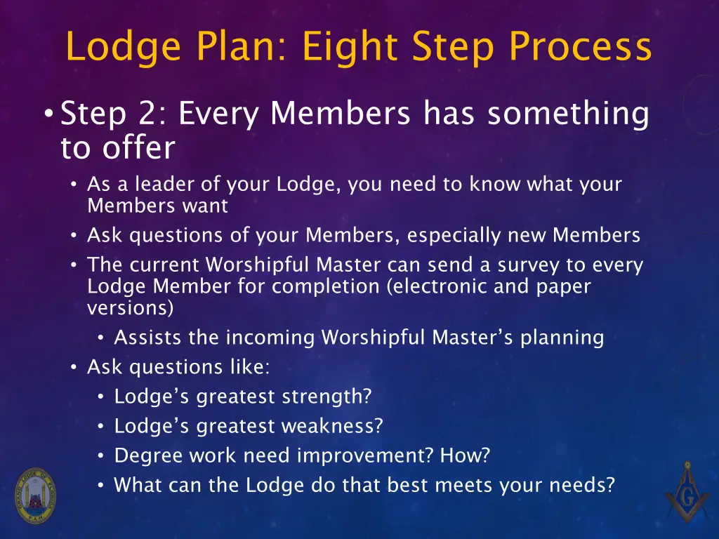 lodge plan eight step process 1