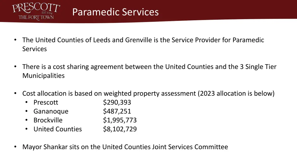 paramedic services